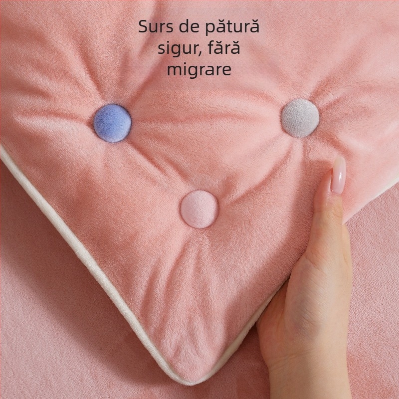 Fixator de pilotă cu căptușeală din fleece – prietenos cu pielea, anti-alunecare, design invizibil, personalizabil – Many houses