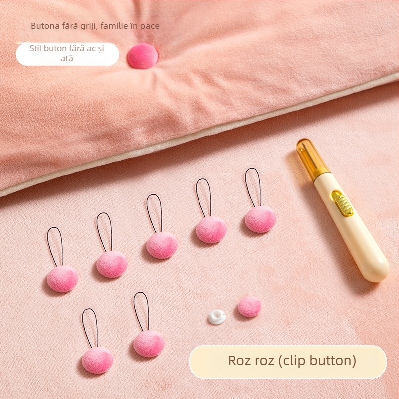 Fixator de pilotă cu căptușeală din fleece – prietenos cu pielea, anti-alunecare, design invizibil, personalizabil – Many houses