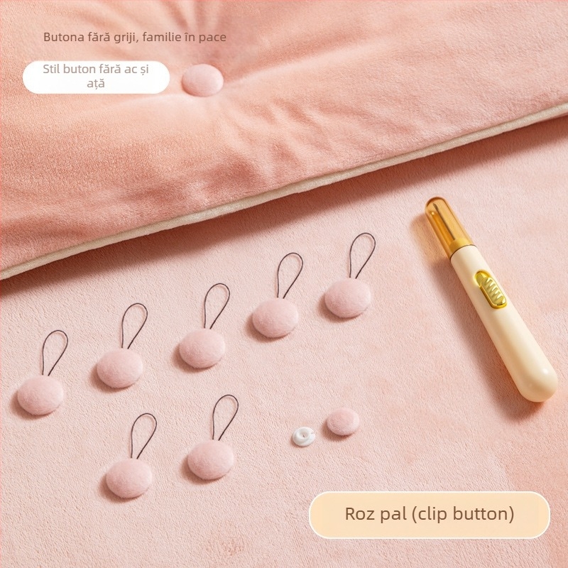 Fixator de pilotă cu căptușeală din fleece – prietenos cu pielea, anti-alunecare, design invizibil, personalizabil – Many houses