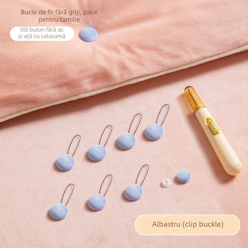 Fixator de pilotă cu căptușeală din fleece – prietenos cu pielea, anti-alunecare, design invizibil, personalizabil – Many houses