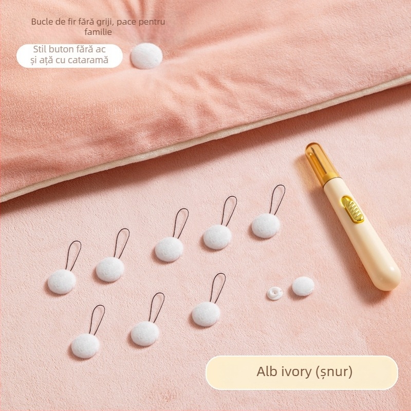 Fixator de pilotă cu căptușeală din fleece – prietenos cu pielea, anti-alunecare, design invizibil, personalizabil – Many houses