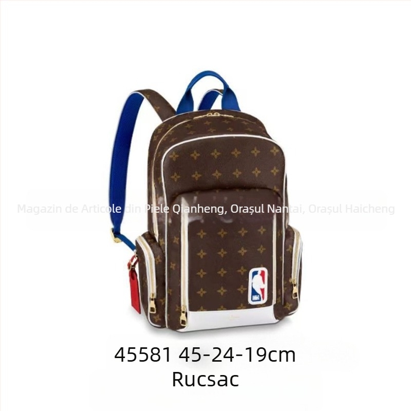 Rucsac bărbați în colaborare – rucsac casual de zi, 20–35 L, pentru laptop de 10 inch, PVC rezistent la apă, căptușeală din pânză, bretele cu pernă de aer, imprimeu cu litere