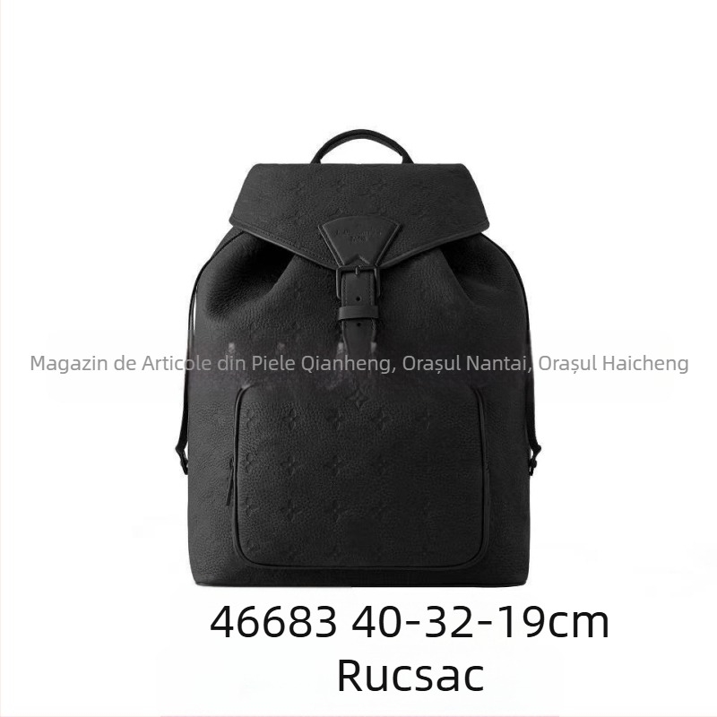 Rucsac bărbați în colaborare – rucsac casual de zi, 20–35 L, pentru laptop de 10 inch, PVC rezistent la apă, căptușeală din pânză, bretele cu pernă de aer, imprimeu cu litere