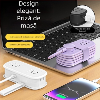 Prelungitor mini de călătorie cu USB, portabil pentru birou – certificat CCC