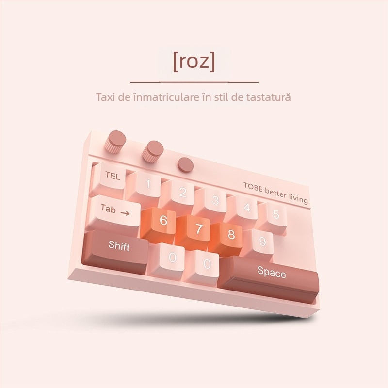 TS-26 Semn luminos pentru parcare auto cu plăcuță numerică, din plastic, imprimare logo disponibilă, personalizare disponibilă