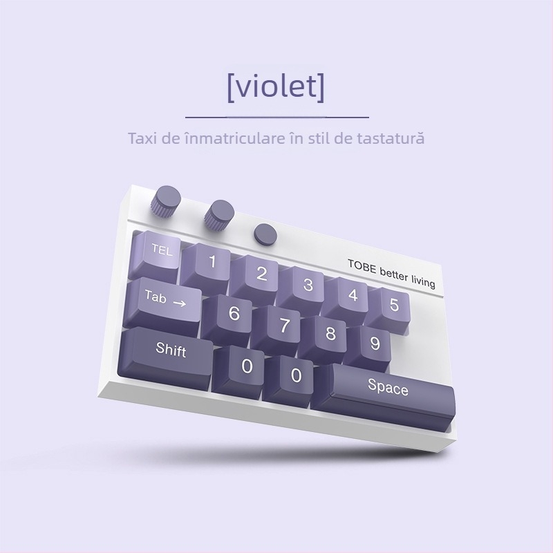 TS-26 Semn luminos pentru parcare auto cu plăcuță numerică, din plastic, imprimare logo disponibilă, personalizare disponibilă