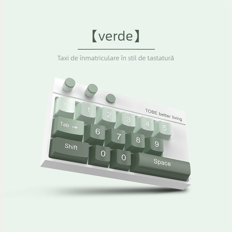 TS-26 Semn luminos pentru parcare auto cu plăcuță numerică, din plastic, imprimare logo disponibilă, personalizare disponibilă