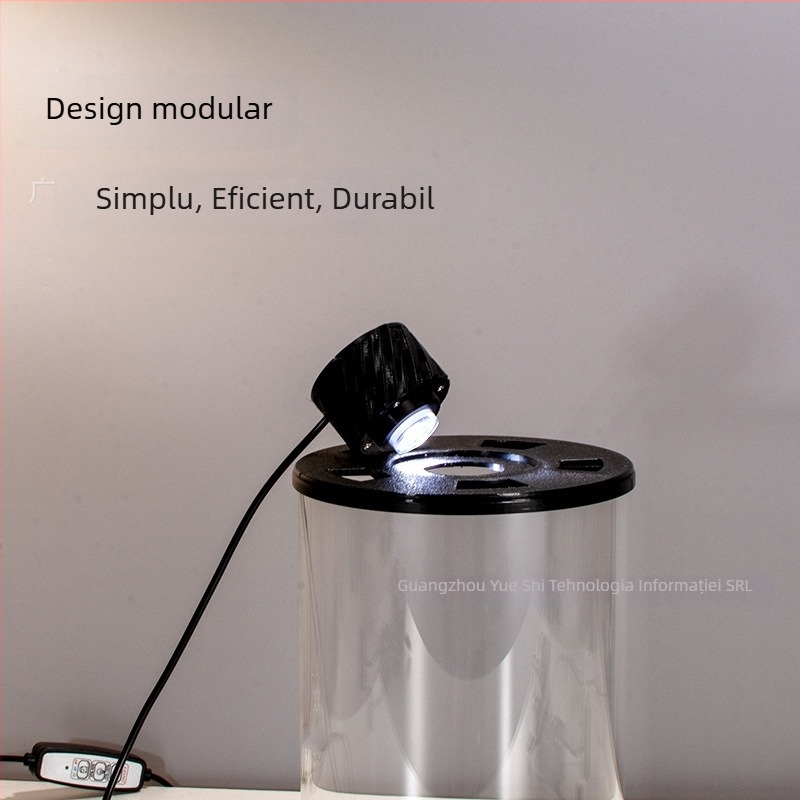 Sticlă ecologică din borosilikat de înaltă calitate pentru micro-peisaj cu lampă USB pentru plante – Material DIY