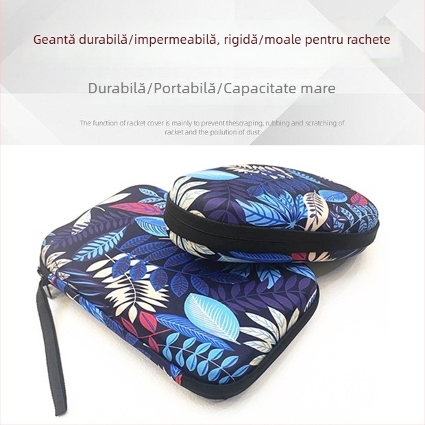 Geantă pentru rachete de tenis de masă - strat dublu îmbunătățit, Xili, pânză Oxford, cu logo, pentru tenis de masă