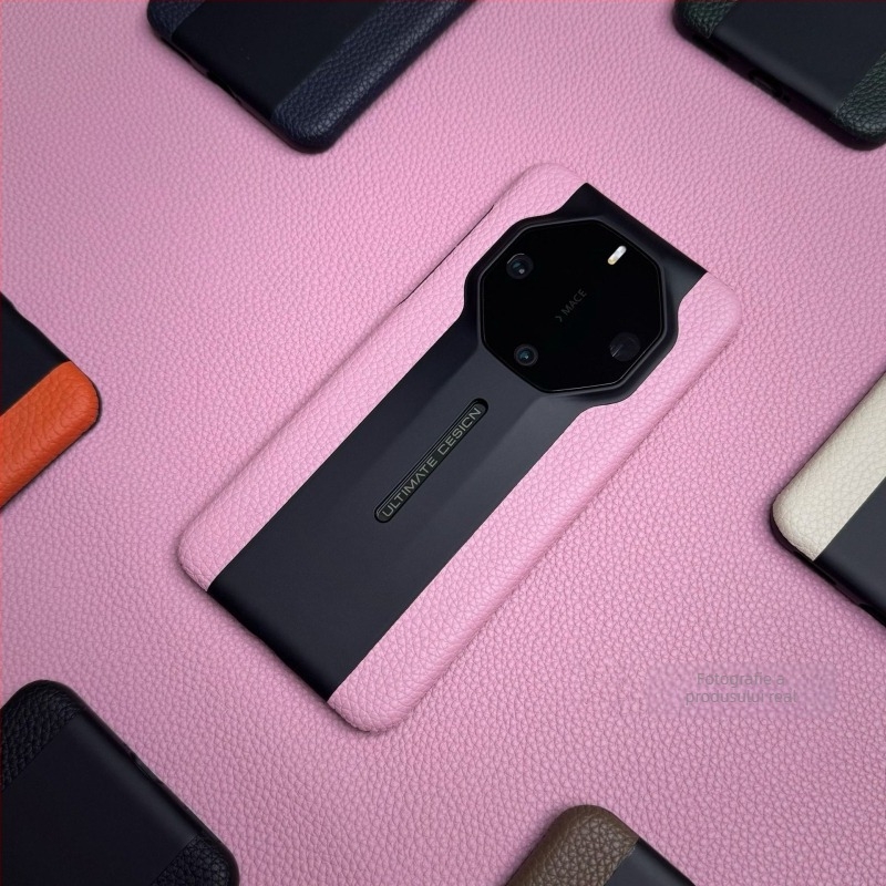 Carcasă pentru Huawei – piele naturală, lucrată manual, anti-cadere, acoperire completă