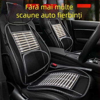 Perne pentru scaun auto cu masaj, țesătură din plasă metalică respirabilă, fără umplutură, design simplu, potrivite pentru toate sezoanele, pentru mașini generale