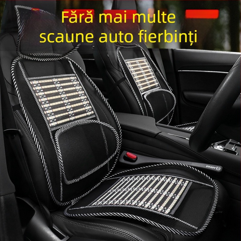 Perne pentru scaun auto cu masaj, țesătură din plasă metalică respirabilă, fără umplutură, design simplu, potrivite pentru toate sezoanele, pentru mașini generale