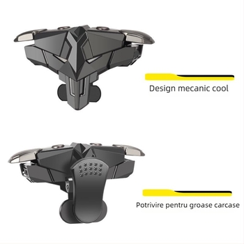 Controler fără fir pentru jocuri mobile, din ABS+aliaj, cu feedback de forță, universal pentru Android și iPhone, model Z4