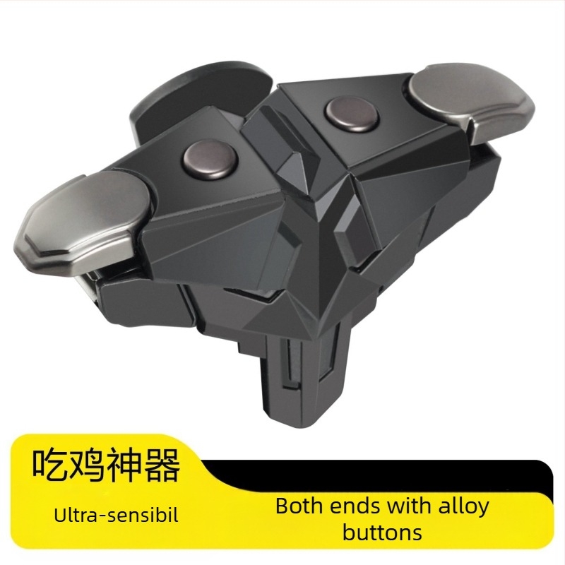 Controler fără fir pentru jocuri mobile, din ABS+aliaj, cu feedback de forță, universal pentru Android și iPhone, model Z4