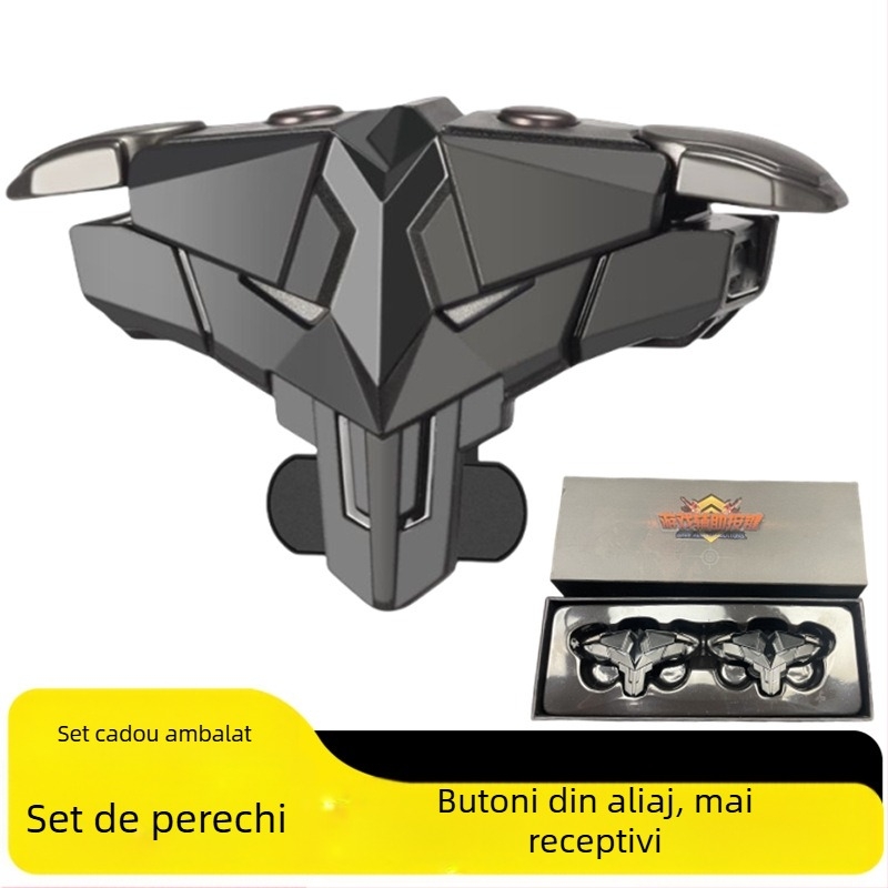 Controler fără fir pentru jocuri mobile, din ABS+aliaj, cu feedback de forță, universal pentru Android și iPhone, model Z4