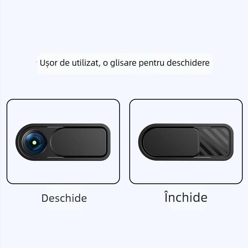 Capac de obiectiv pentru cameră cu protecție a intimității, capac glisant pentru telefoane și tablete