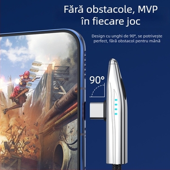 New Billion cablu USB-C de încărcare rapidă 240W, cu unghi de 90°, împletit, pentru telefon, tabletă și laptop