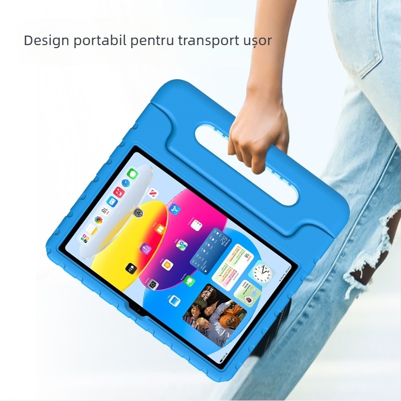 Husă de protecție pentru tabletă Apple iPad — material EVA, stil Nordic, personalizabil, antișoc, rezistent la cădere