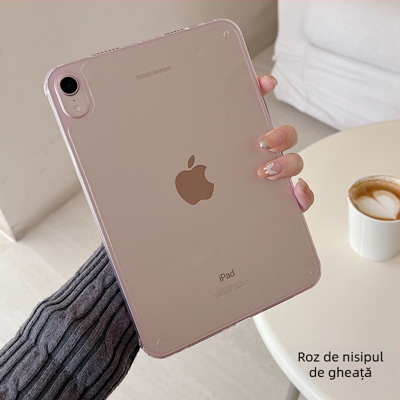 Husa de protecție pentru iPad Pro 11, iPad Air 6 și iPad 9; material PC; acoperire completă; rezistență la șocuri cu disipare termică; fără slot pentru stylus.