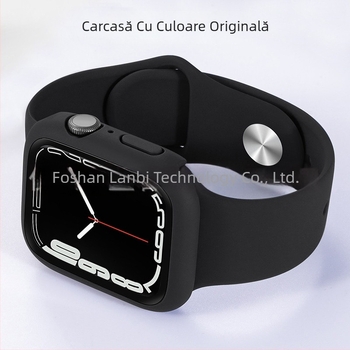 Protectie Apple Watch de la Blue Bi, All-in-One Anti-Drop, Carcasă PC cu folie temperată, Compatibilă cu generațiile 2–7