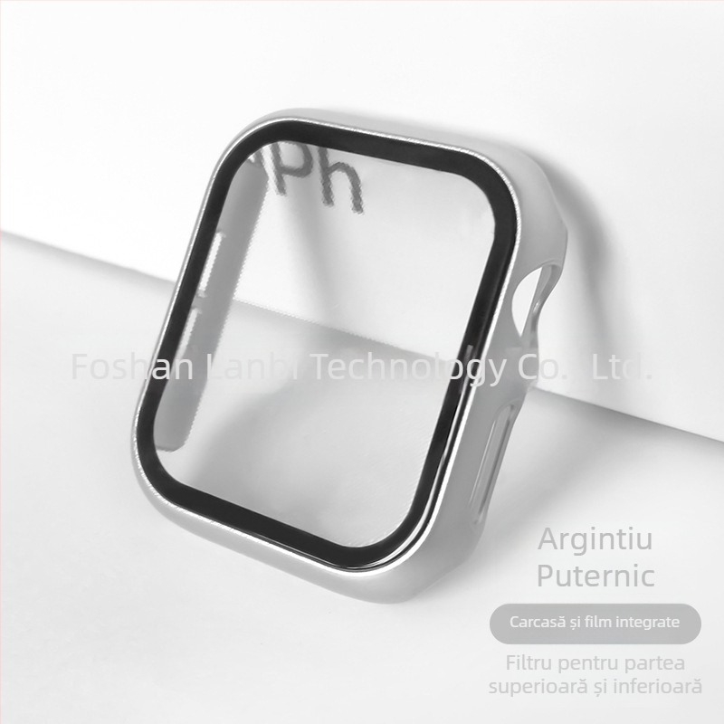 Protectie Apple Watch de la Blue Bi, All-in-One Anti-Drop, Carcasă PC cu folie temperată, Compatibilă cu generațiile 2–7