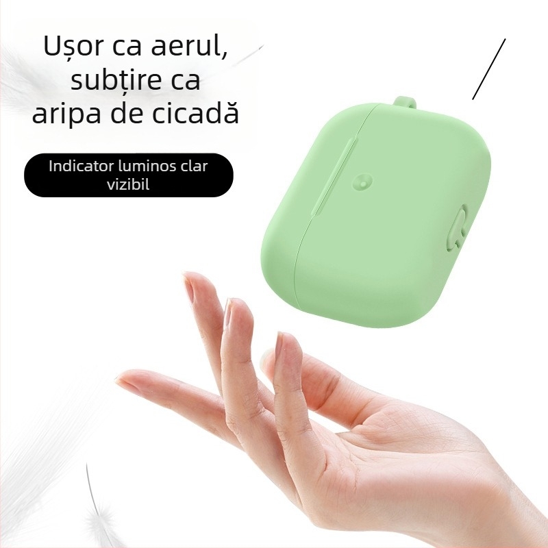 Carcasă din silicon Tazo pentru AirPods 4-a generație și AirPods Pro 2-a generație