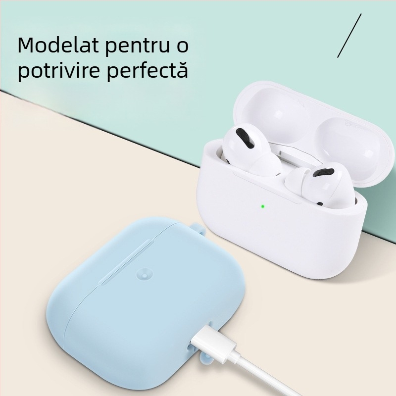 Carcasă din silicon Tazo pentru AirPods 4-a generație și AirPods Pro 2-a generație