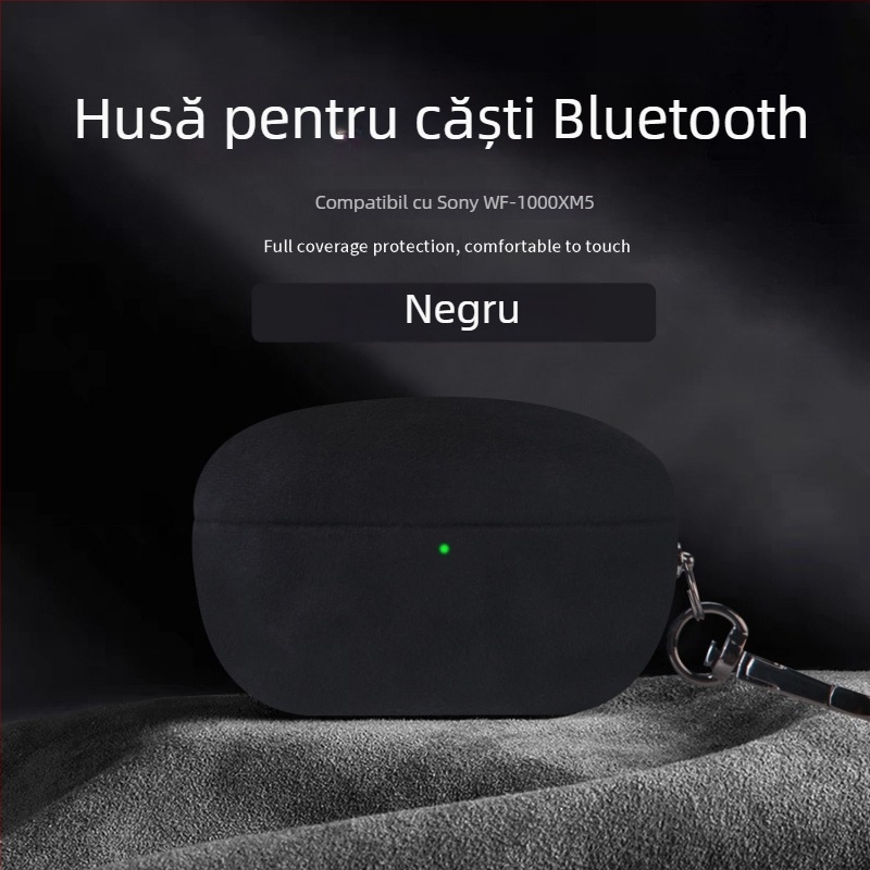 Husă pentru căști din velur de catifea pentru WF-1000XM5 — Totul inclus, Fabricat manual, Material PC, Personalizare disponibilă, Model 21266302016