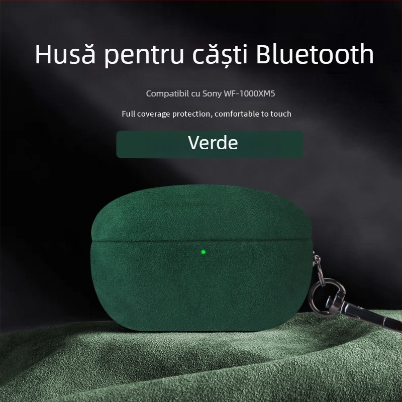 Husă pentru căști din velur de catifea pentru WF-1000XM5 — Totul inclus, Fabricat manual, Material PC, Personalizare disponibilă, Model 21266302016
