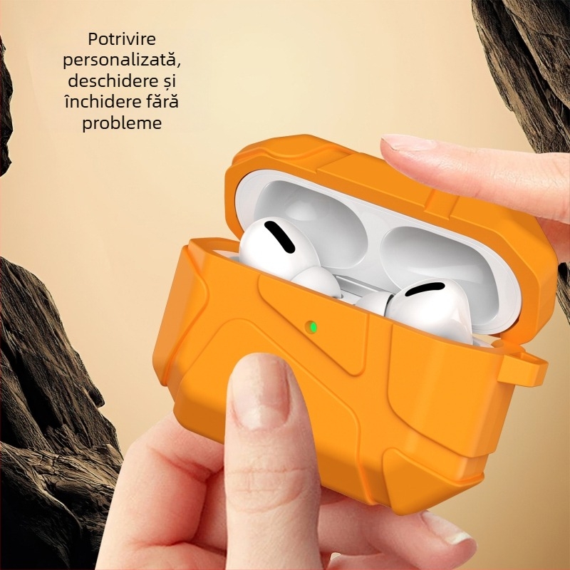 husă AirPods Pro (a patra generație) – protecție completă, anti-cădere, textură plăcută la atingere, anti-alunecare