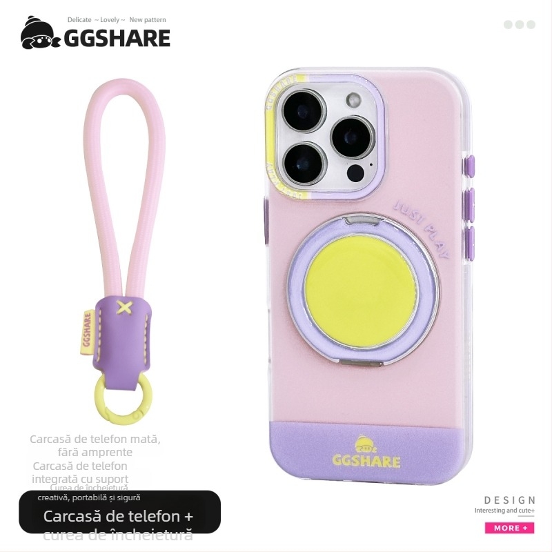 Carcasă Hermit Crab cu potrivire cromatică și suport rotativ de 360° pentru iPhone 17 și iPhone 16 Pro Max