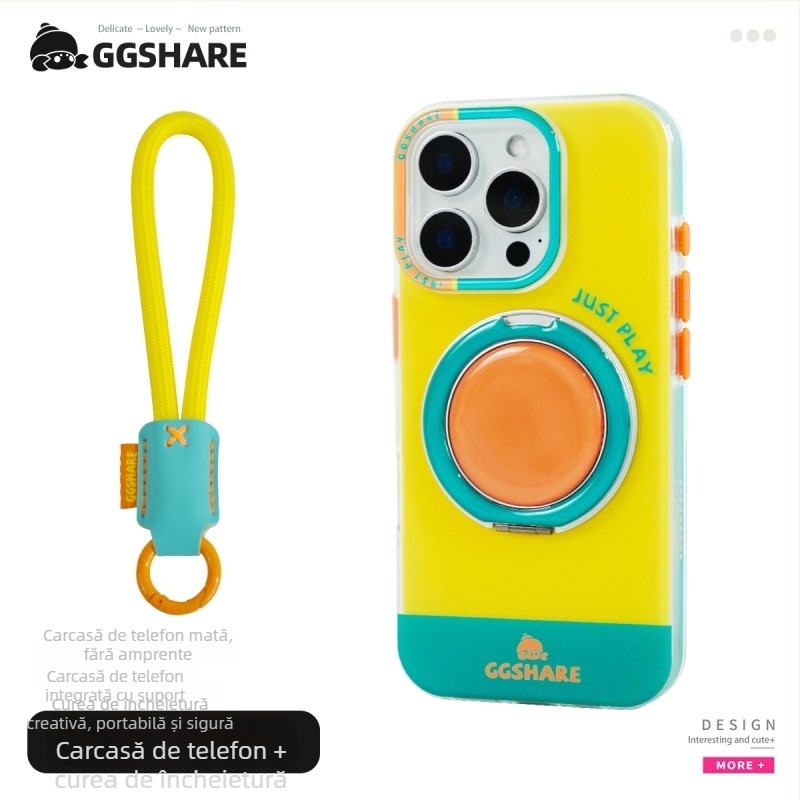 Carcasă Hermit Crab cu potrivire cromatică și suport rotativ de 360° pentru iPhone 17 și iPhone 16 Pro Max