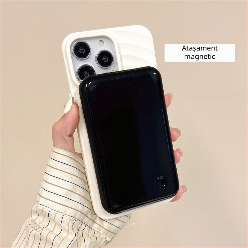 Carcasă din silicon pentru iPhone 14 Pro Max, cu prindere magnetică, acoperire totală, rezistență la șocuri, antiamprentă