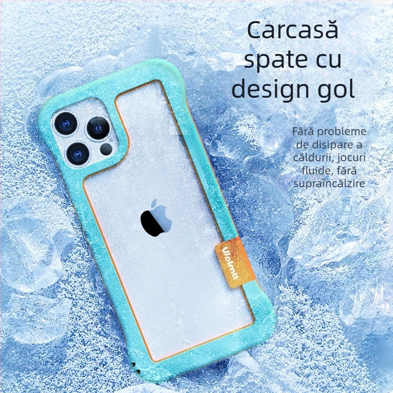 Carcasă din silicon fără ramă pentru iPhone 17 Pro și iPhone 16 Pro, disipare căldură