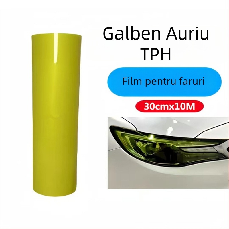 Film de protecție pentru faruri auto, material TPH, protecție faruri față