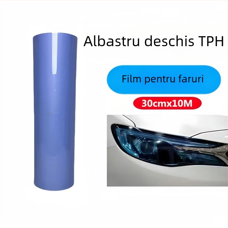 Film de protecție pentru faruri auto, material TPH, protecție faruri față