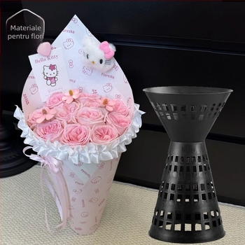 Unealtă de ambalare a florilor pentru înălțarea buchetelor, plastic, 60 de bucăți per articol, adâncire