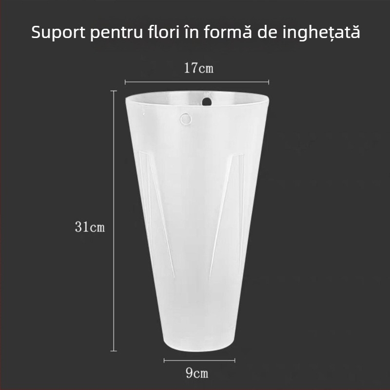 Unealtă de ambalare a florilor pentru înălțarea buchetelor, plastic, 60 de bucăți per articol, adâncire