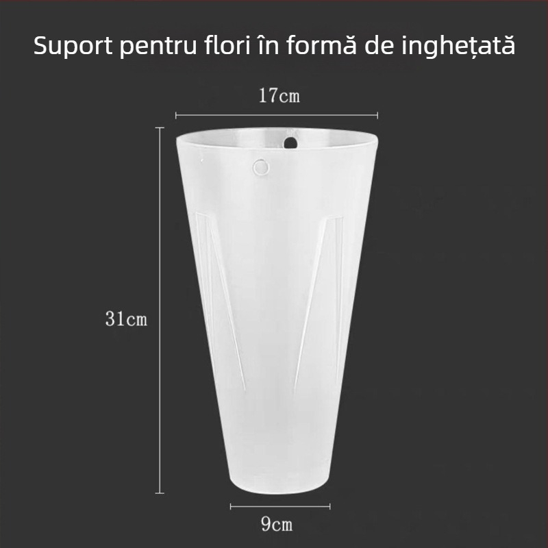 Unealtă de ambalare a florilor pentru înălțarea buchetelor, plastic, 60 de bucăți per articol, adâncire