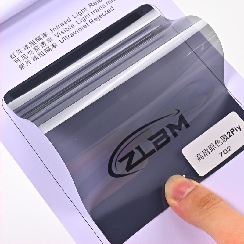 Film pentru geamuri auto, PET film izolant termic, transmisie a luminii 5–80%, izolație 40–90%, protecție UV 60–99%, grosime 2 mil