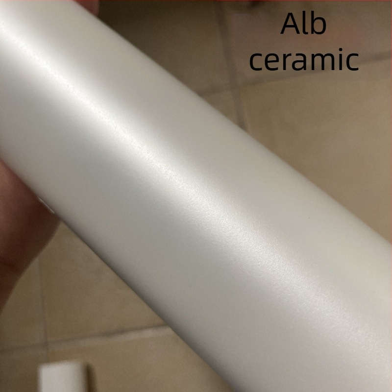 Folie vinil cu fibră de carbon pentru mașină – autocolant interior, alb perlat ceramic, folie schimbătoare de culoare
