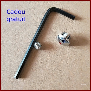 Mâner robinet din oțel inoxidabil 304 pentru apă fierbinte și rece, finisaj periat, miez de disc ceramic, construcție monobloc, deschidere spirală