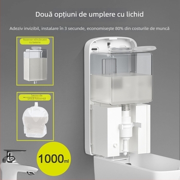 Dispenser de săpun montat pe perete cu senzor – ABS, certificat CE, Andus