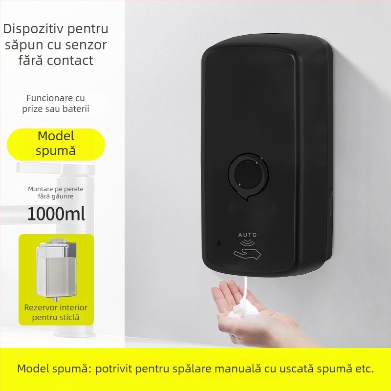 Dispenser de săpun montat pe perete cu senzor – ABS, certificat CE, Andus