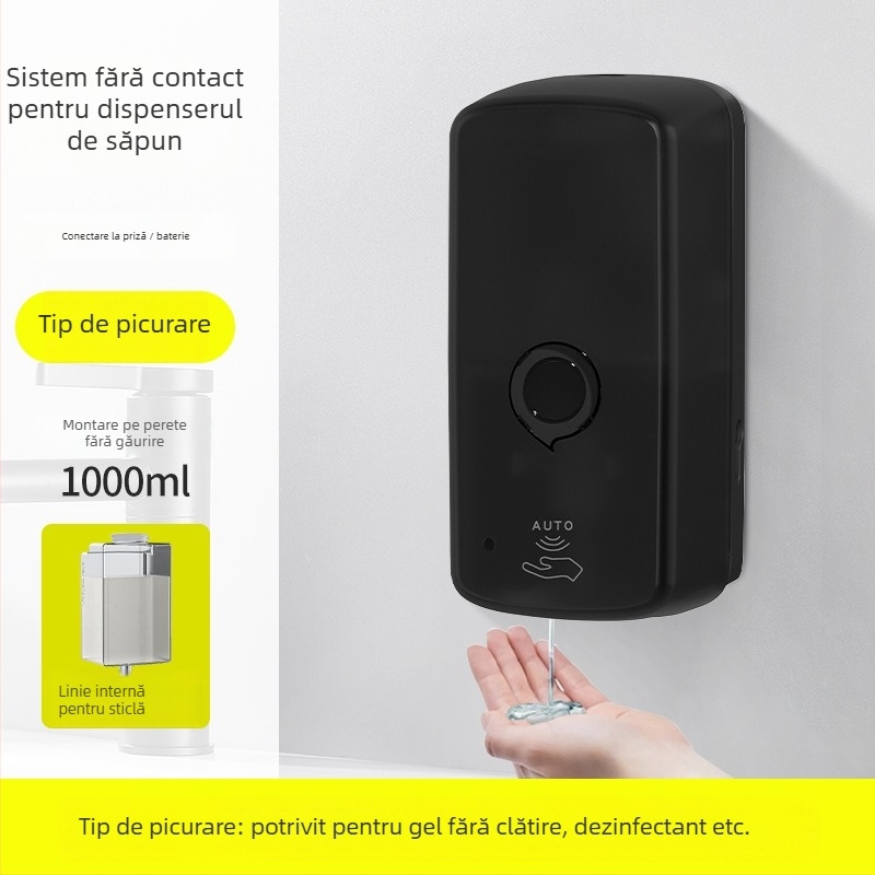Dispenser de săpun montat pe perete cu senzor – ABS, certificat CE, Andus