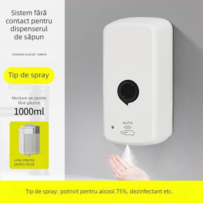 Dispenser de săpun montat pe perete cu senzor – ABS, certificat CE, Andus