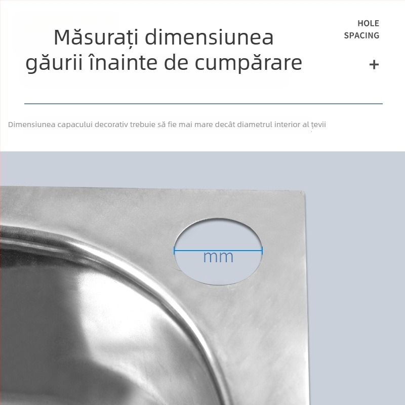 Capac pentru orificiul chiuvetei – aliaj de zinc, stil modern minimalist, marcă All things red, model Other