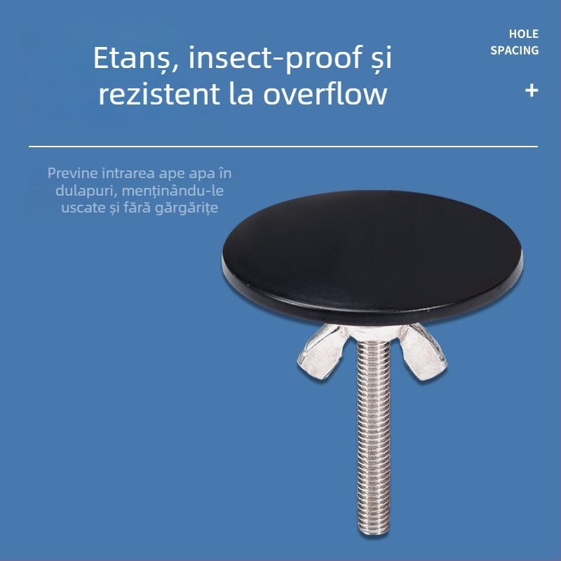 Capac pentru orificiul chiuvetei – aliaj de zinc, stil modern minimalist, marcă All things red, model Other