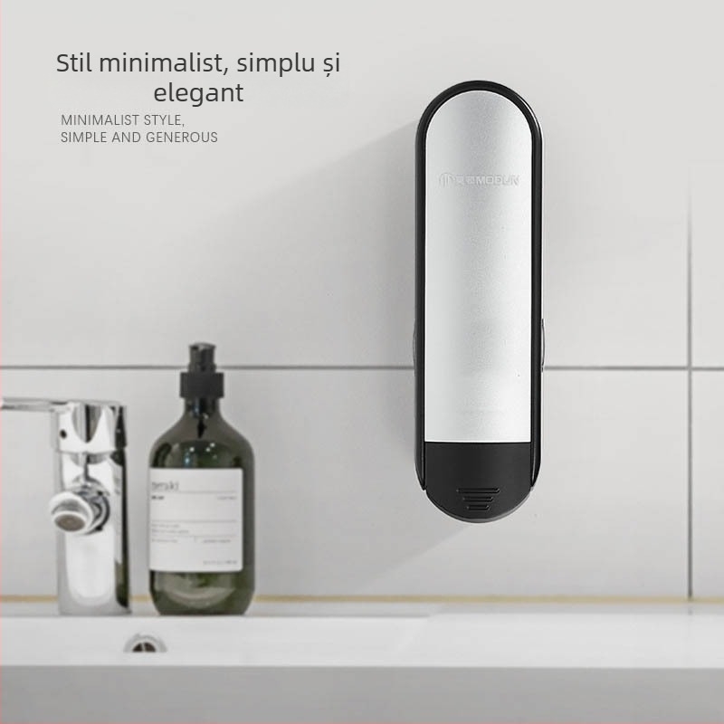 Morton dispenser săpun baie fără găuri, cu mecanism de apăsare, ABS, turnare prin injecție, 2 kg