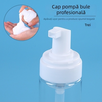 Dispenser cu spumă de tip apăsare pentru curățător facial, șampon și loțiune de mâini (sticlă Blow molding; fabricație Injection molding; ambalaj carton; Origine: China)